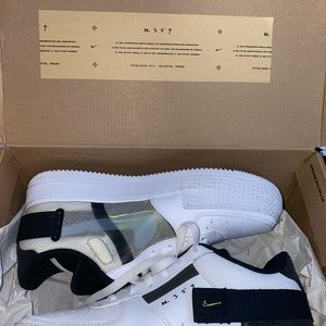 Nike Air Force 1 Type - White, Black, Volt